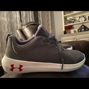 grey under armour women shoes , size 7